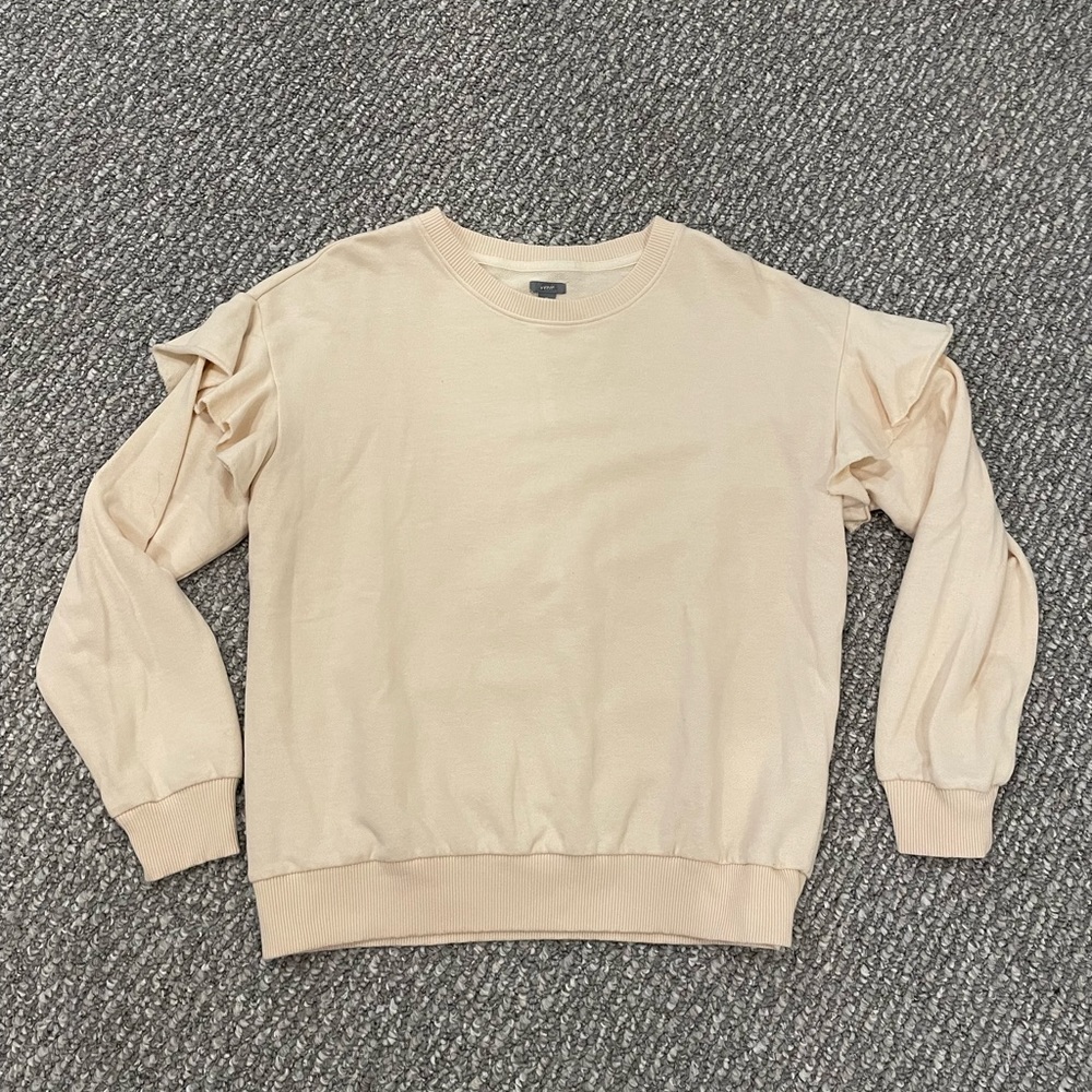 Aerie Sweatshirt with Ruffle Sleeve